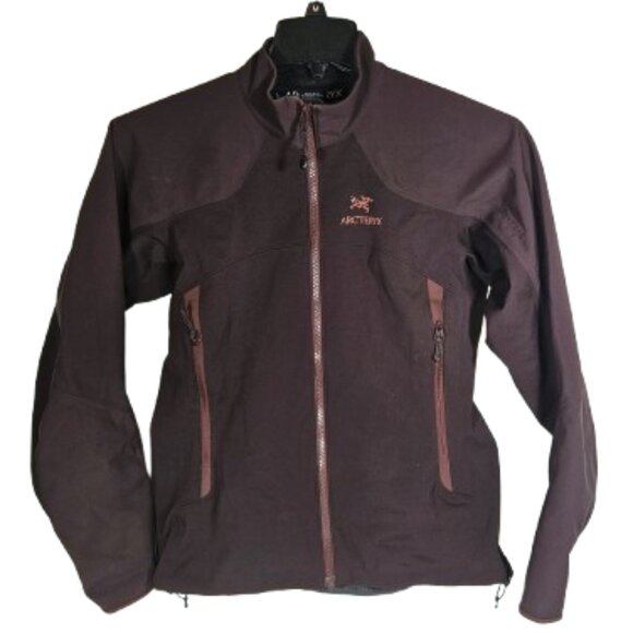 Arc'teryx Windstopper Jacket Women's Medium 8-10 Maroon Burgundy Softshell - Picture 1 of 8